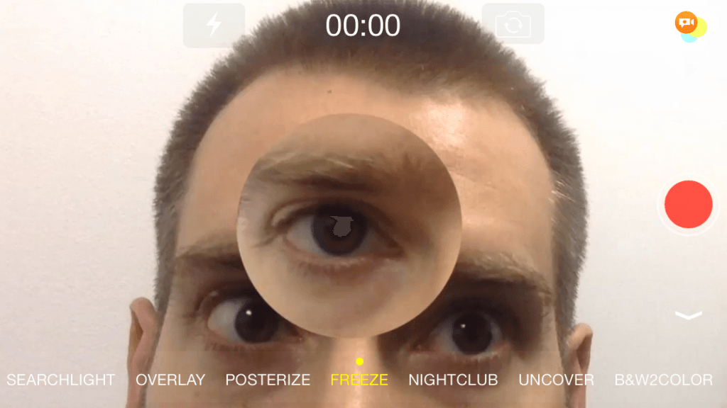 spotliter iphone applies fun effects filters videos recording freezeeffect jay 3rdeye