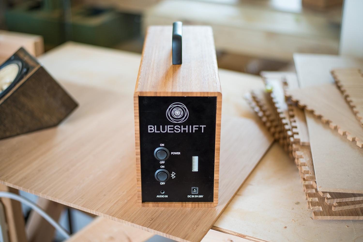 You can charge a Blueshift speaker to capacity in the time it takes to prepare a bowl of Ramen noodles.