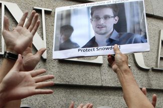 Snowden Protest