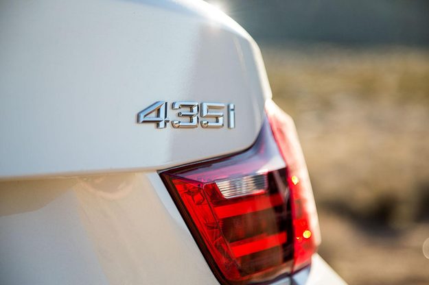 2014 BMW 435i Convertible back logo