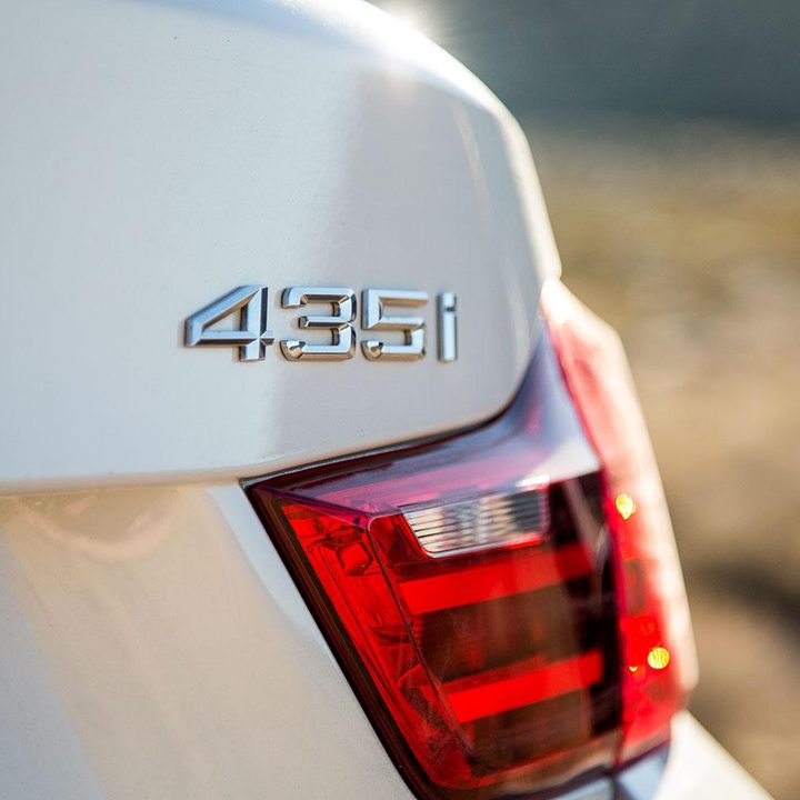 2014 BMW 435i Convertible back logo