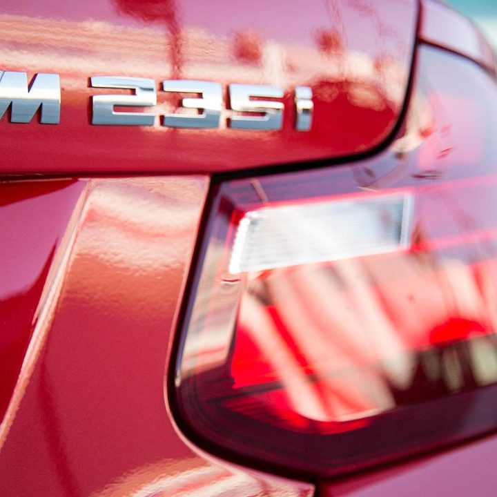 2014 BMW M235i back light