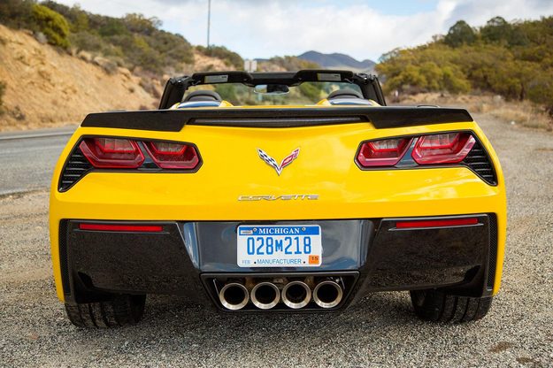 2014 Corvette Stingray Convertible back