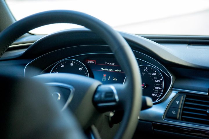 Audi A7 Autonomous traffic light