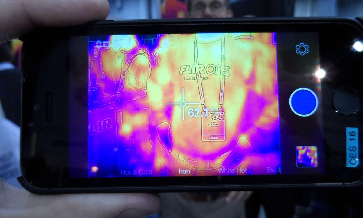 Flir One temperature 2