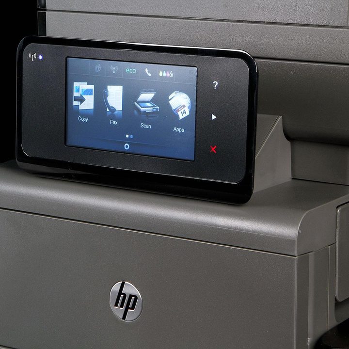 HP OfficeJet Pro X display angle