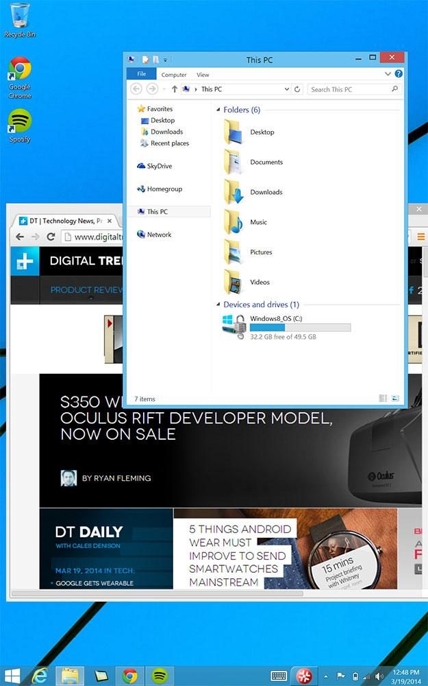 Lenovo ThinkPad 8 Screenshot folders