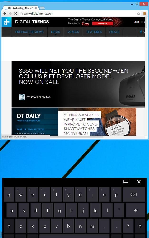 Lenovo ThinkPad 8 Screenshot web