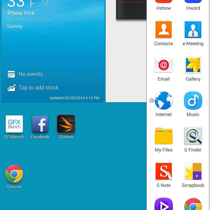 Samsung Galaxy Note 12.2 screenshot 3