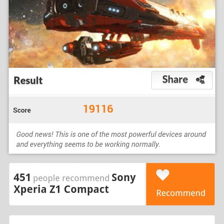 Xperia Z1 Compact screenshot 3dmark