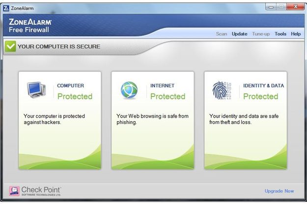 ZoneAlarm Screenshot