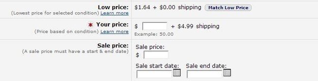 Amazon Listing: choosing your price