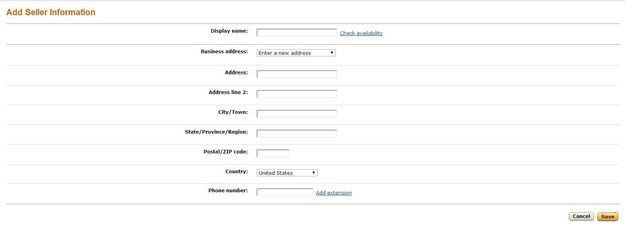 Amazon Seller Information