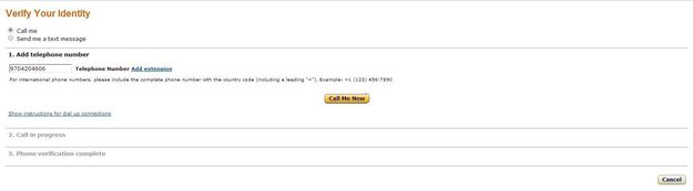Amazon Identity Verification