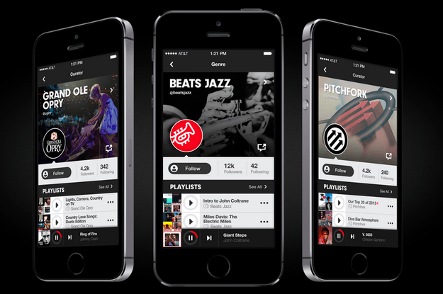 Beats Music playlists