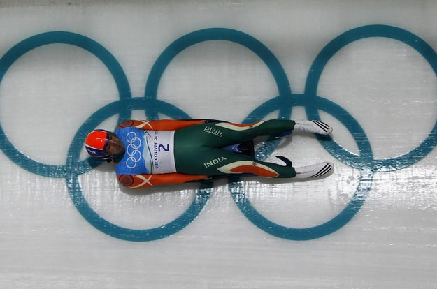 Luge rider Shiva Keshavan, one of three Olympians funded with Dogecoin