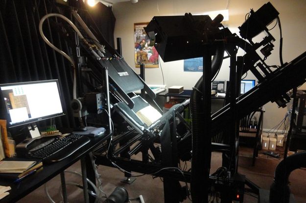 Like the Getty, the Walters Art Museum in Baltimore is digitizing its collection and opening it to the public for downloads. Here is the digital scanning equipment Walters staff use (Walters Art Museum)