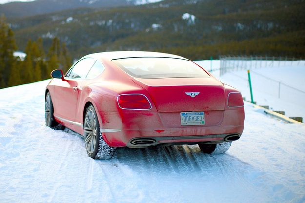 2014 Bentley Continental GT Speed red back angle