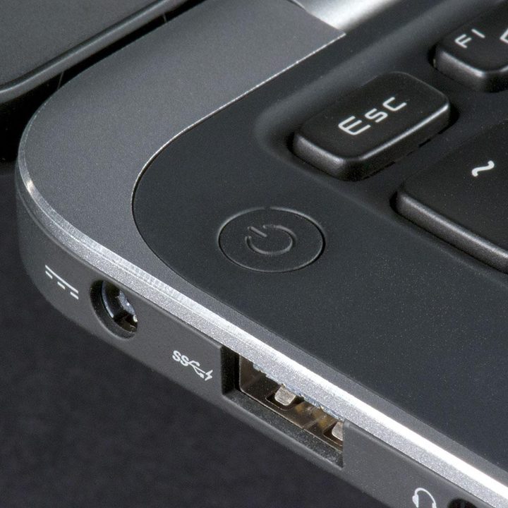 Dell XPS 13 Ultrabook power button corner