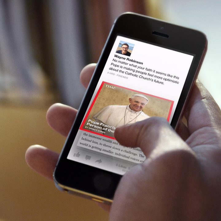 Facebook Paper hands on articles