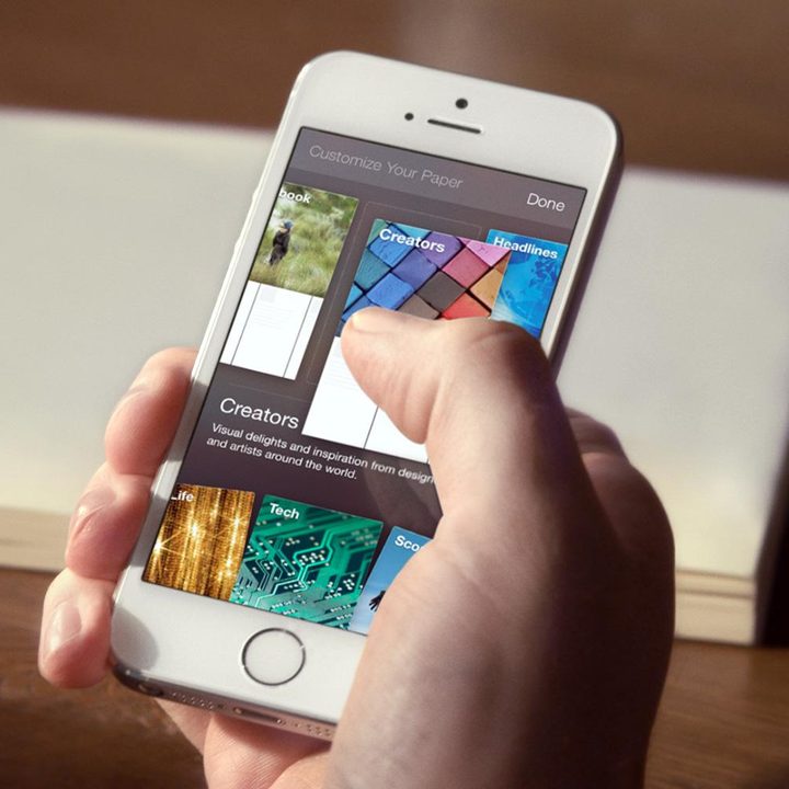 Facebook Paper hands on customize