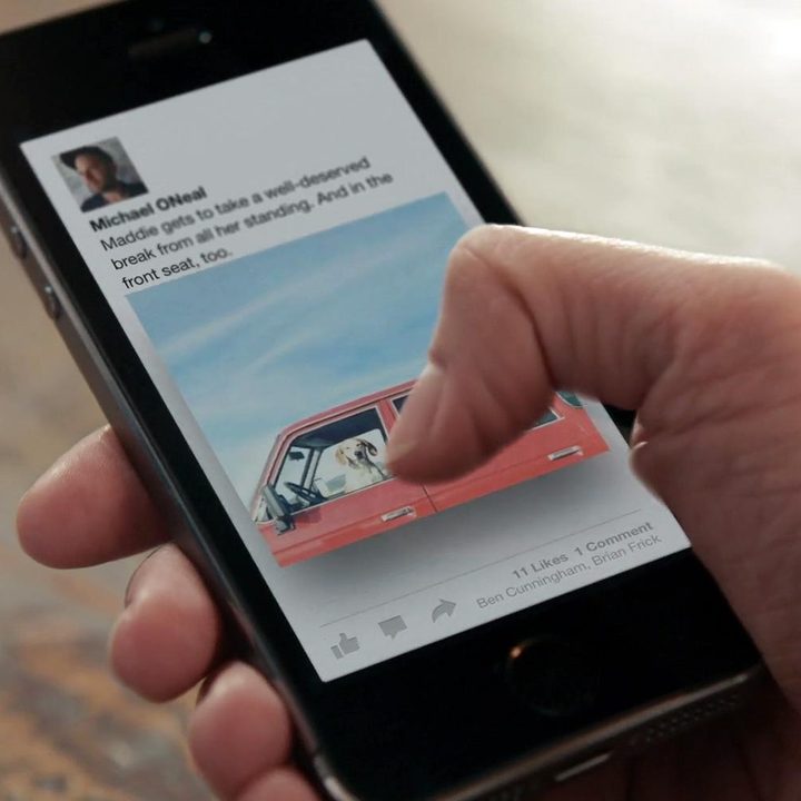 Facebook Paper hands on sharing