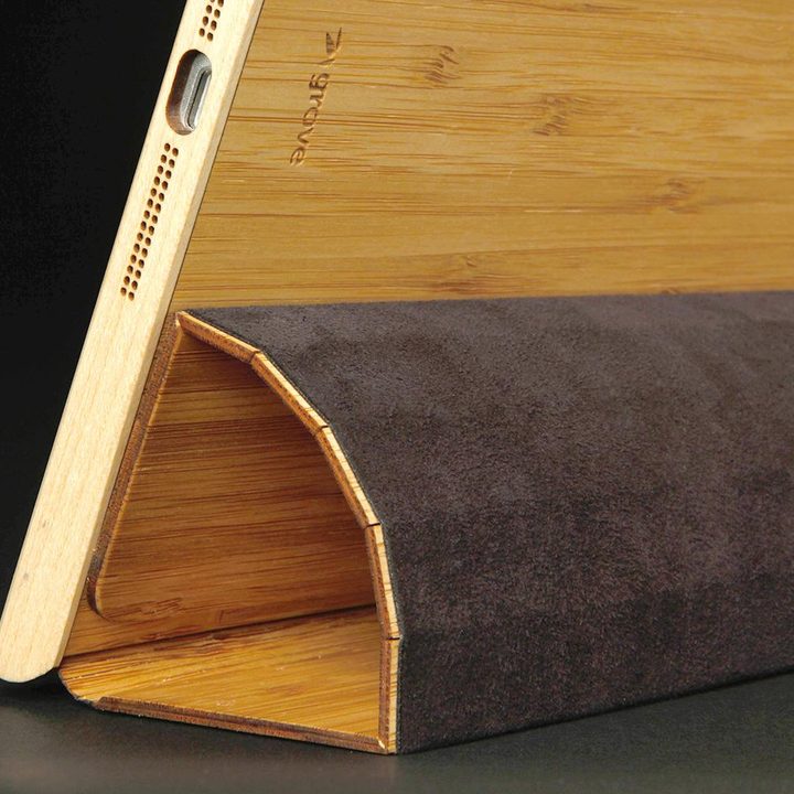 grove wood smart case bamboo corner
