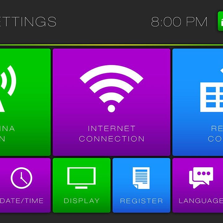 Mohu Channels UI Menu Settings