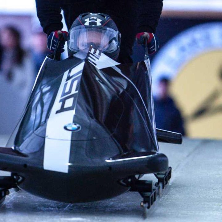 Steven Holcomb and Justin Olsen test BMWs second two_man bobsled prototype