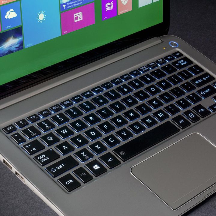 Toshiba Kirabook 2014 review keyboard
