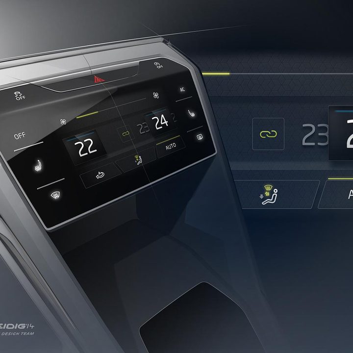 Volkswagen T-ROC concept console