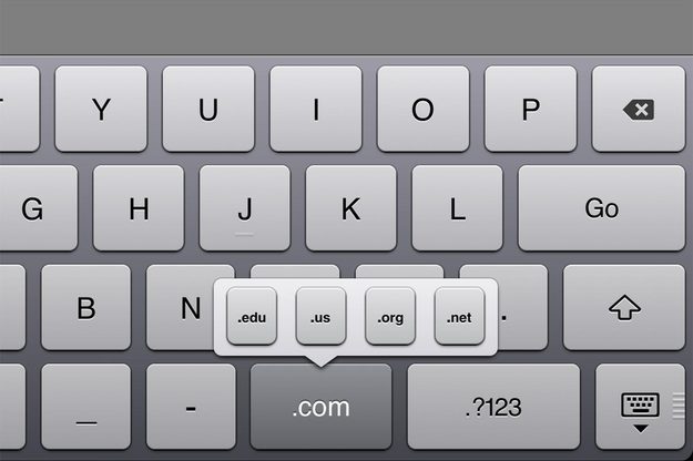 iOS gTLDs