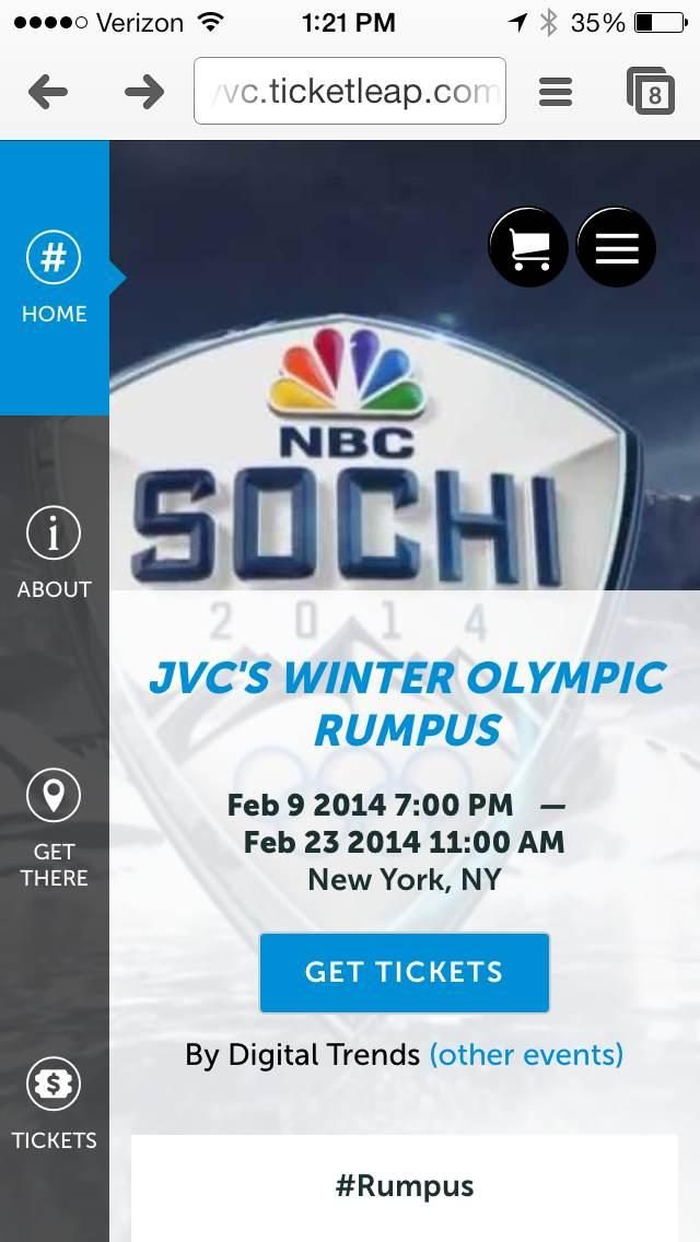 ticketleap hands on online ticketing app mobile site main page
