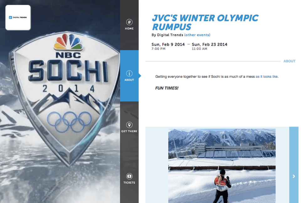 ticketleap hands on online ticketing app olympic rumpus