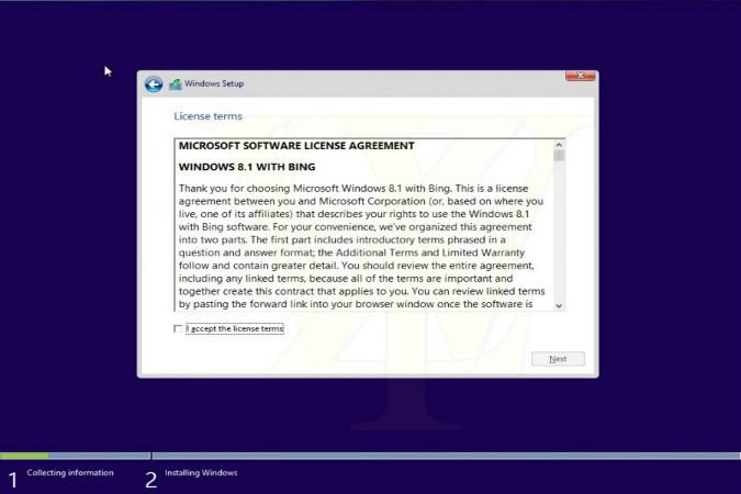 win 8 bing