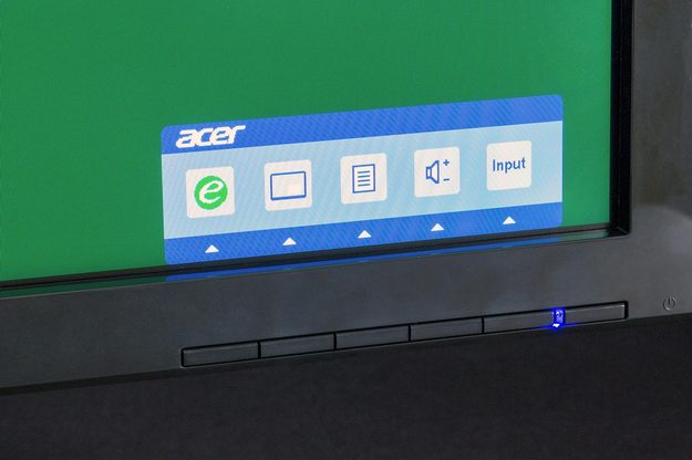 Acer K272HUL review monitor front controls