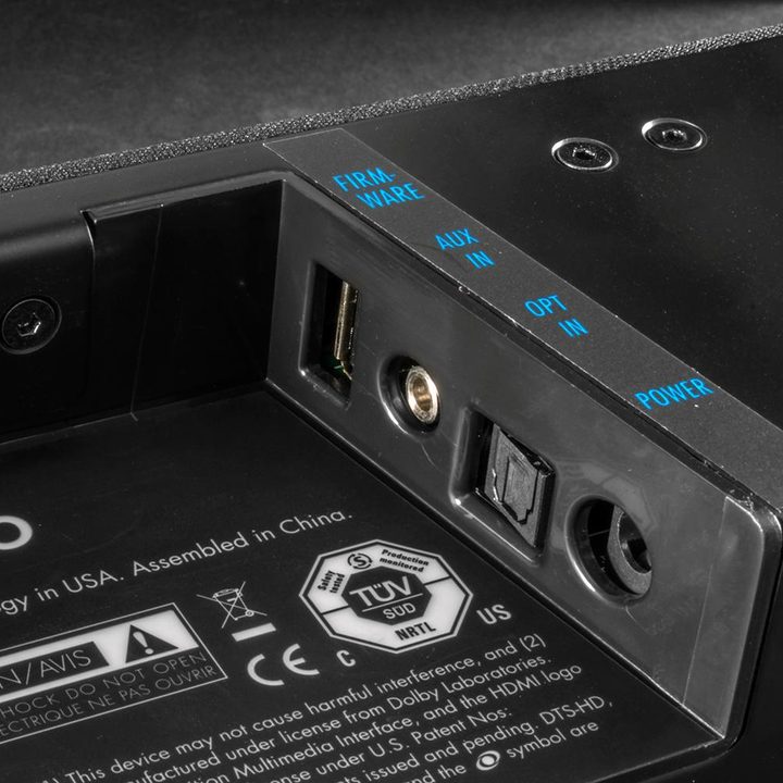 Definitive Solo Cinema Soundbar review macro port