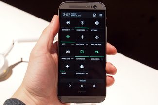 HTC One M8 hands on settings