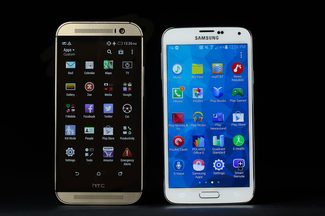 HTC One M8 vs Samsung Galaxy S5