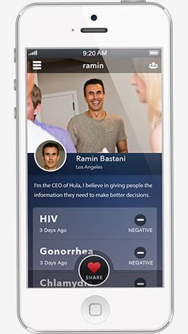 Hula app screenshot sample profile