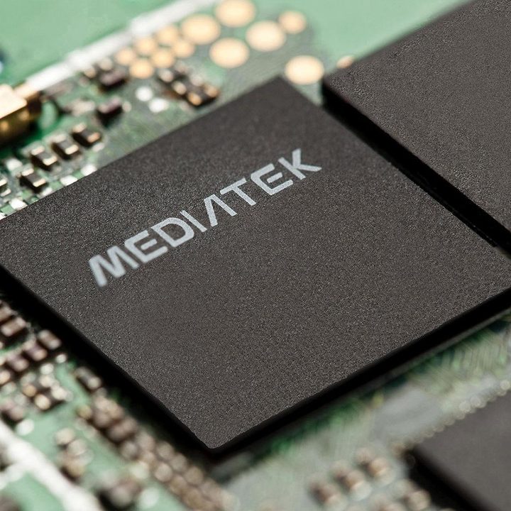MediaTek chip on circuit board.