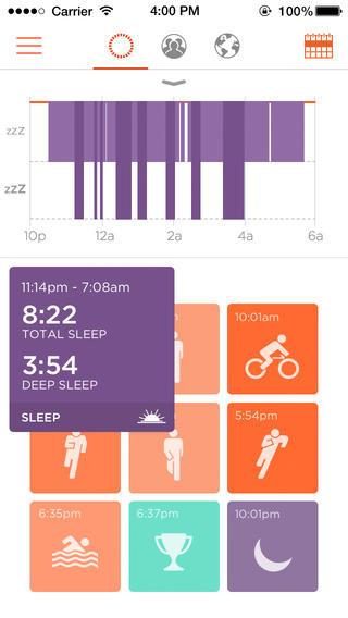Misfit Shine Screenshot sleep