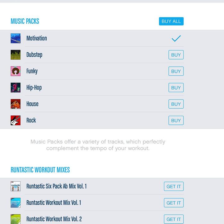 Runtastic ss music