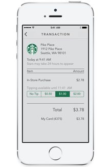 Starbucks-tipping-app