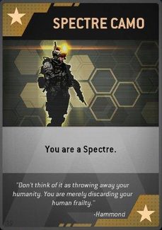 Titanfall Spectre Camo Burn Card