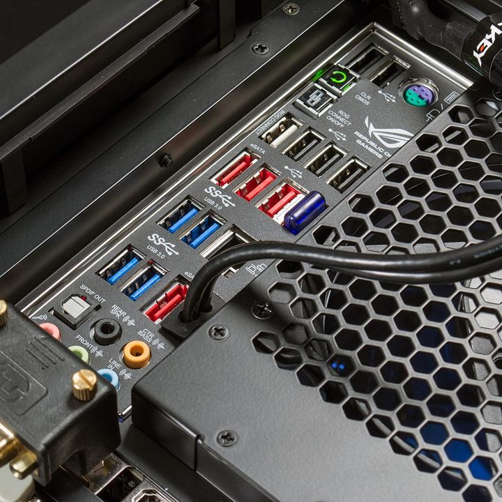 Origin Genesis gaming desktop review top ports macro