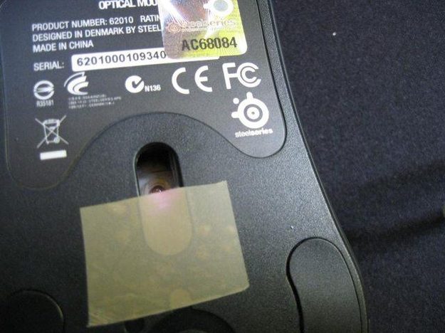 Tape on Mouse