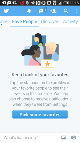 twitter fave people