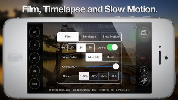 ultrakam lets record high definition video cinematic look iphone app 2