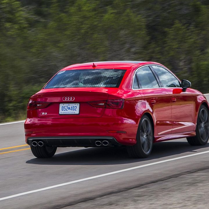 2015 Audi S3 back angle